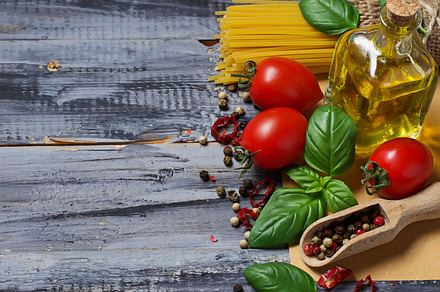 Italian food featuring spaghetti, food, and italian, a Food & Drink Photo by Yulia Furman