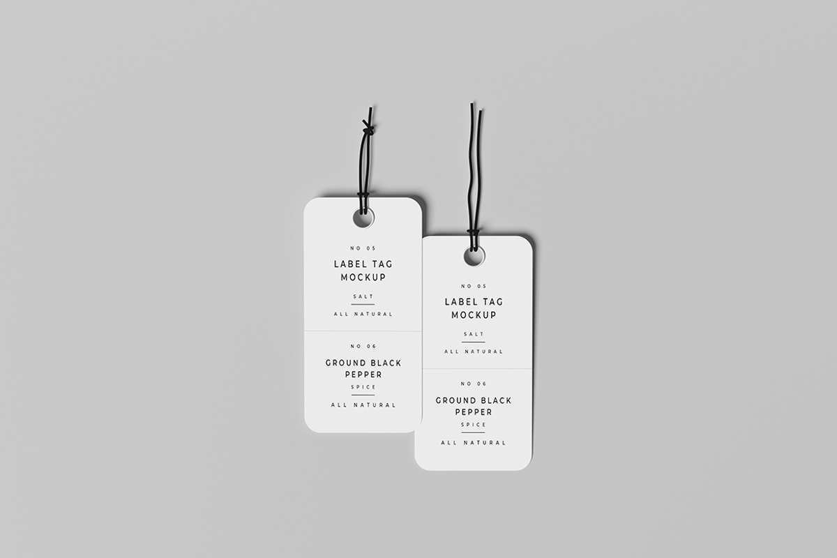 Label Tag Mockup, a Merchandise Mockup by Squashy Creative Studio (Photo 3 of 5)