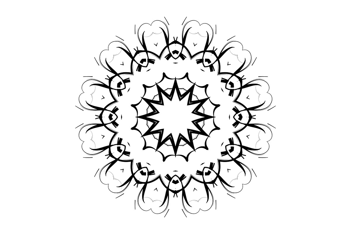 Premium Mandala Illustration Pack, a Decorative Illustration by NJ Himel (Photo 93 of 101)