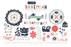 Happy Bohemian (Vector)