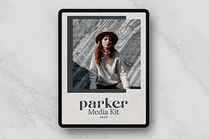 Parker Media Kit Canva Template