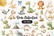 Dino Atelier Nursery Clipart, an Animal Illustration by PaintPixelCo (Thumbnail 1 of 12)