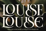 Louise - Elegant Ligatures Serif, a Serif Font by Fortunes Co (Thumbnail 2 of 14)