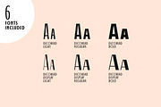 Art Deco Monogram Font, a Font by Headfonts (Thumbnail 11 of 11)