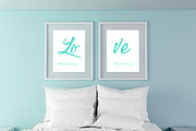 Bedroom,  Portrait Frame mockup psd, a Print Template by Milan Mockup (Thumbnail 2 of 6)