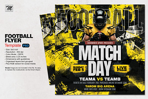 Football Match Day Flyer Template