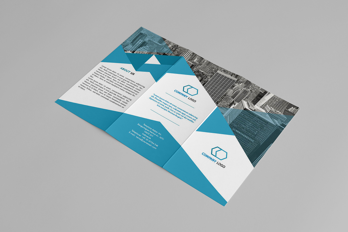 Corporate Trifold Brochure, a Brochure Template by assaiv (Photo 3 of 4)