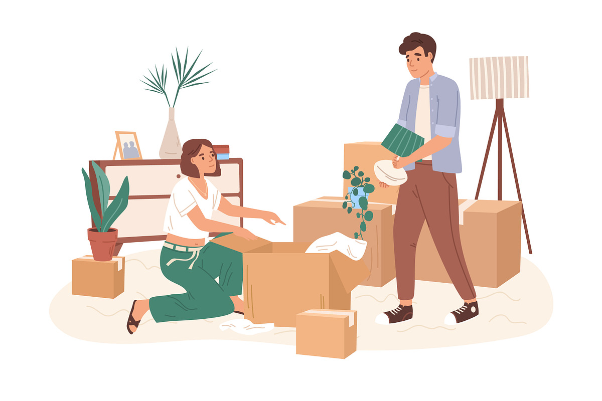 Relocation concept, a Person Illustration by Good Studio (Photo 1 of 3)