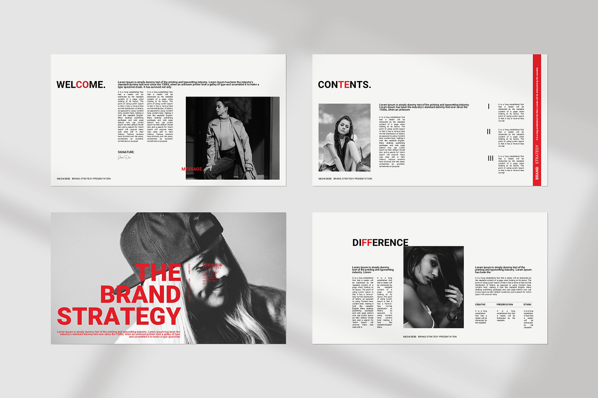 Brand Strategy Presentation Template, a Presentation Template by PrintIdea (Photo 2 of 8)