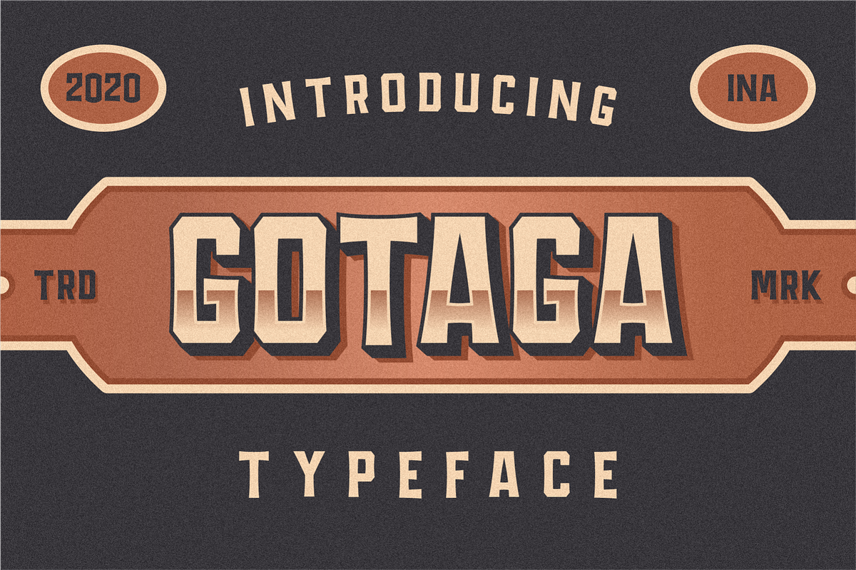 GOTAGA TYPEFACE, a Sans Serif Font by 24Design Studios (Photo 1 of 5)