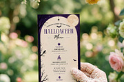 Elegant Halloween Menu Template, an Invitation Template by Arslan (Thumbnail 3 of 5)