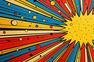 Bright Comic Boom Pop Art, a Decorative Illustration by Virgo Studio