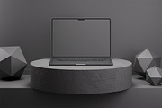 Laptop 16 Inc Mockup, a Wearable Device Mockup by Alhaytar (Thumbnail 3 of 3)