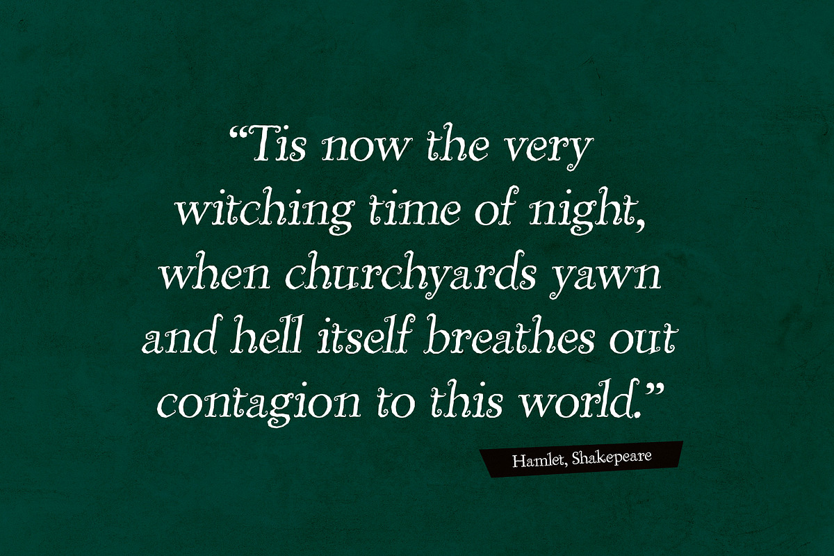 Billy Witch -spellbinding serif font, a Serif Font by Little Type Factory (Photo 6 of 13)