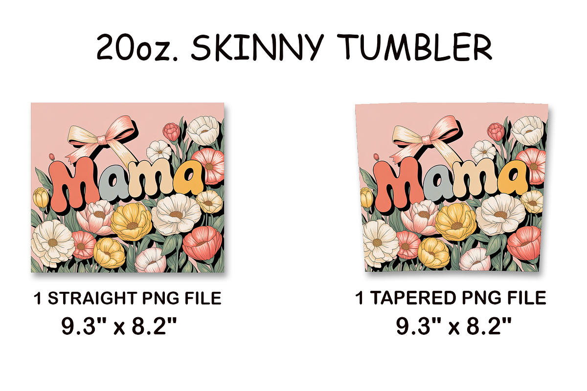 Mama Floral Inspire 20oz Tumbler, an Arts & Entertainment Photo by LamanAzalea (Photo 2 of 2)