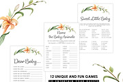 Baby Shower Games, Set Of 12 Pack, a Graphic by Wow Designs (Thumbnail 5 of 5)