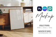 DIN A Wood Frame Mockup, a Product Mockup by TatiMockup (Thumbnail 1 of 3)