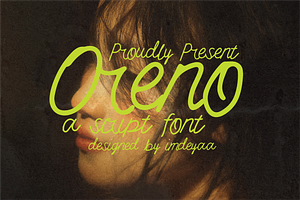 Oreno | A Handwritten Script Font