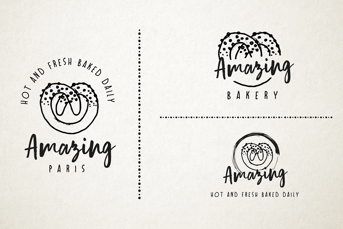 Feminine premade hand drawn logo 01, a Branding & Logo Template by Nues Design (Photo 6 of 11)