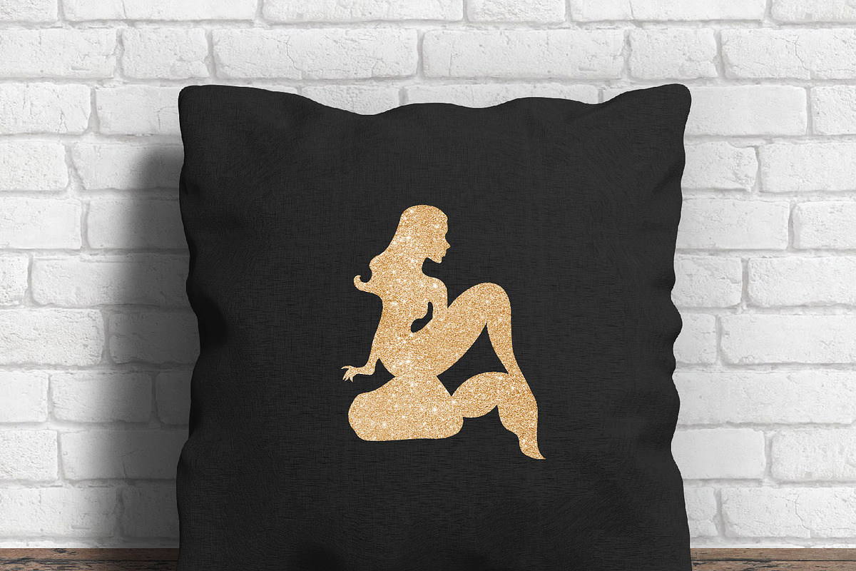 Glitter Mermaid Clipart, a Graphic by ConfettiBears (Photo 5 of 5)