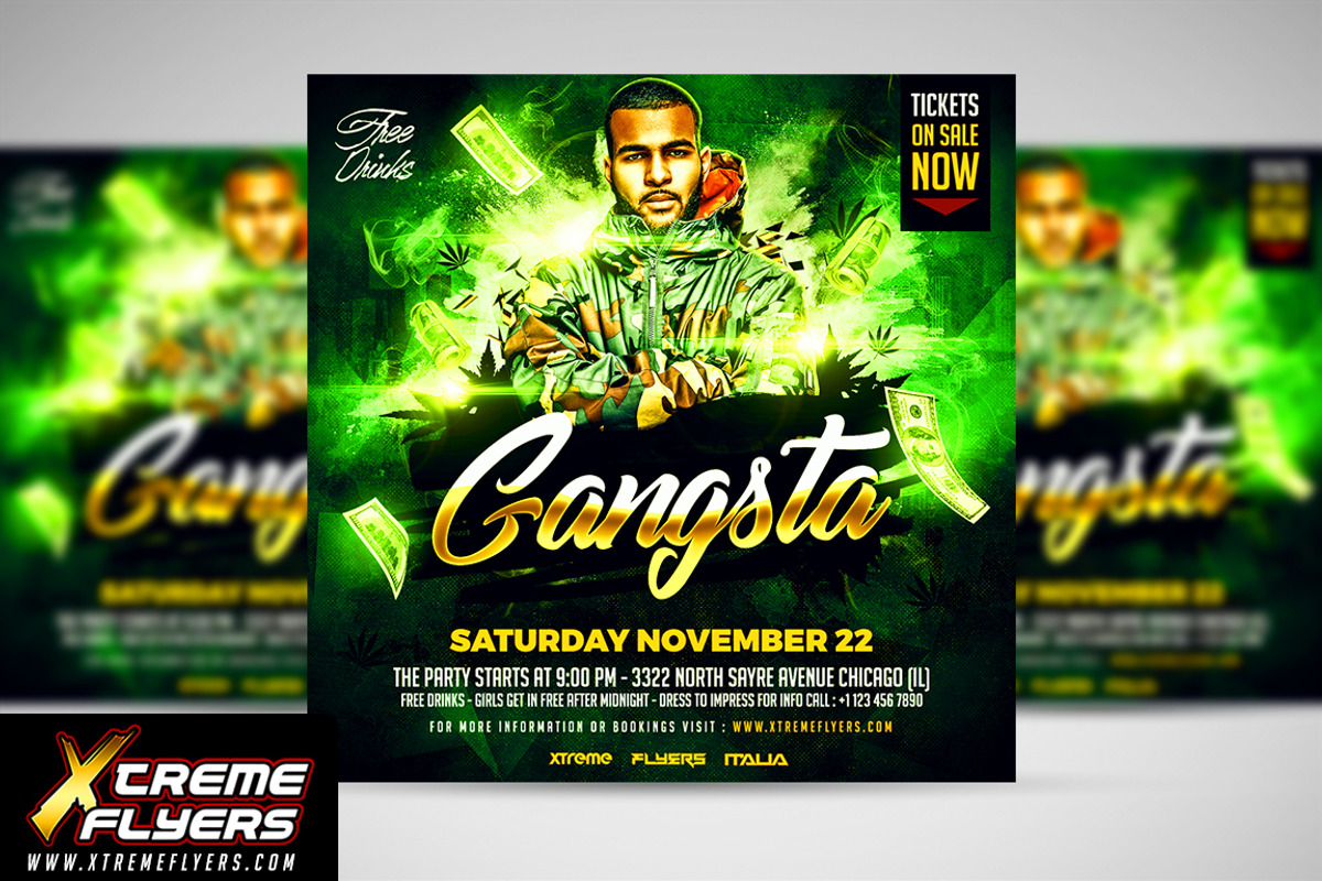 Hip Hop Flyer Template, a Flyer Template by XtremeFlyers (Photo 1 of 2)