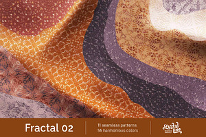 Fractal Patterns 02, a Pattern Graphic by Crystal Line