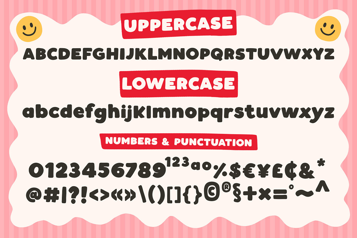 Watermelon - A Chunky Bold Font, a Sans Serif Font by Happy Type Club (Photo 6 of 7)