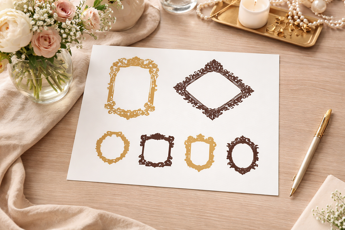 30 High Frames Illustrations, a Decorative Illustration by Rasgood (Photo 9 of 9)