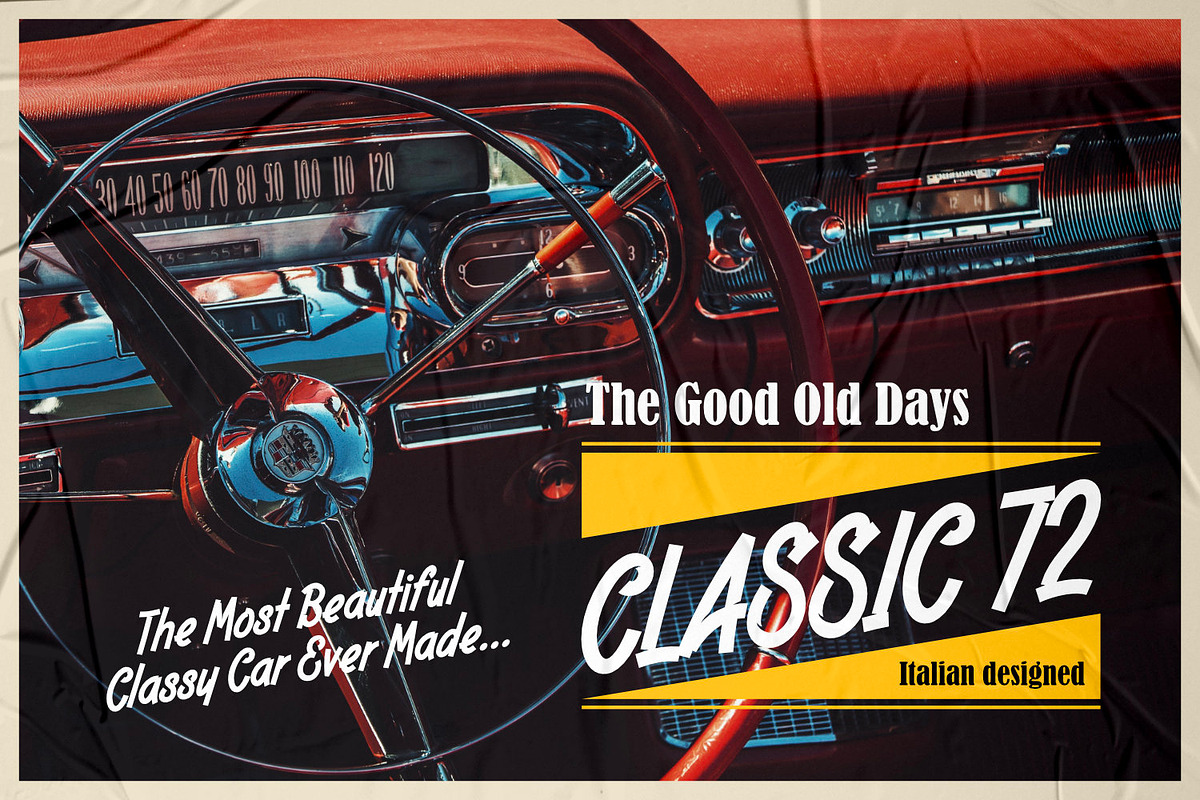 Broadster - Classic Brush Type, a Sans Serif Font by ikiiko (Photo 2 of 7)