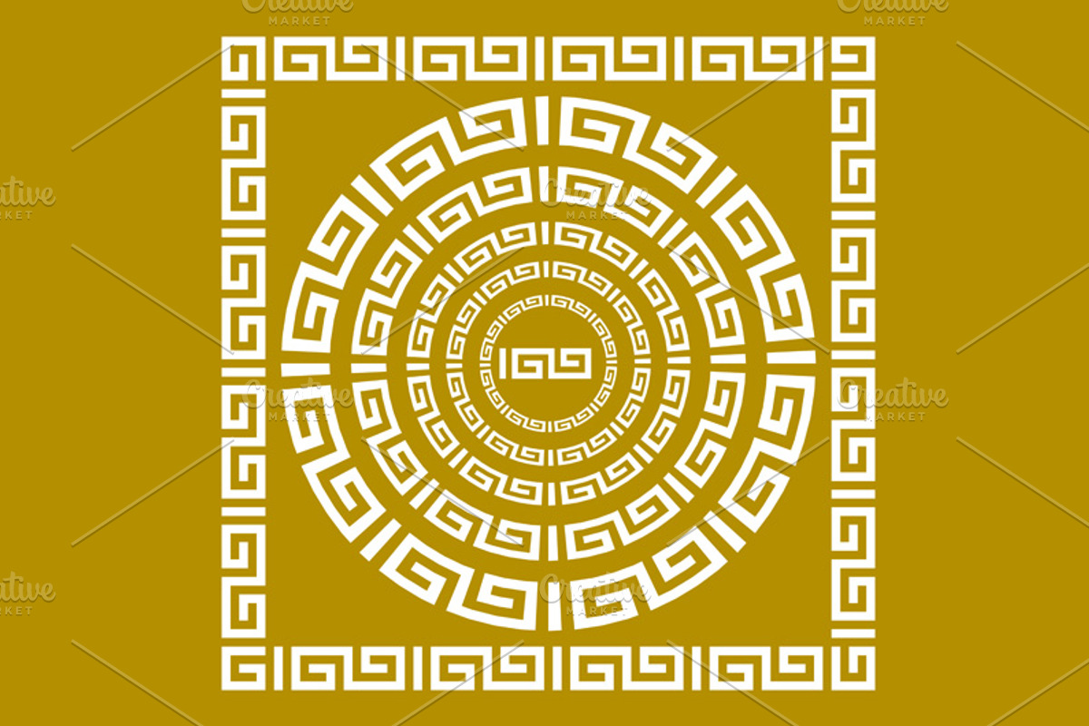 gold Greek borders. vector, a Background Graphic by Rommeo79 (Photo 2 of 2)