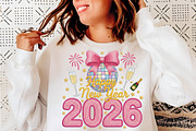 Faux Yarn Happy New Year 2026 PNG, an Illustration by SinaCreation (Thumbnail 5 of 11)