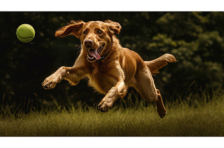 play dog fetch ai generated, an Animal Photo by pikepicture