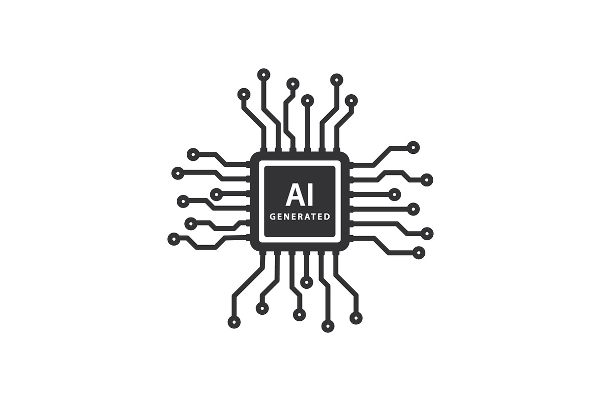 Artificial intelligence logo, a Branding & Logo Template by Saba Vector