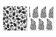 INK DREAMS: BLACK & WHITE PATTERNS, a Pattern Graphic by HANNA V (Thumbnail 3 of 9)