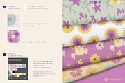 Flower Garden Seamless Patterns, a Pattern Graphic by Youandigraphics (Thumbnail 4 of 14)