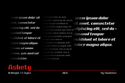 Ashety, a Sans Serif Font by twinstd (Thumbnail 5 of 14)