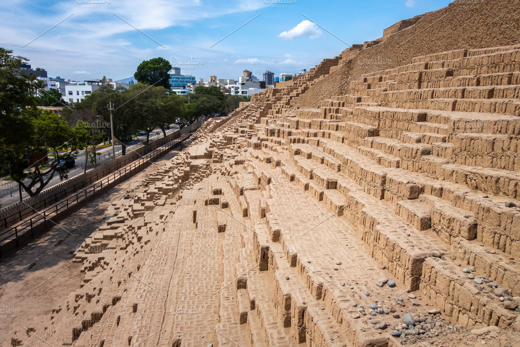 Huaca Pucllana Pyramid in Lima, Peru, an Architecture Photo by GoodGoods