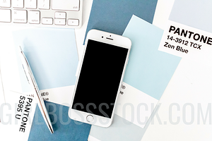Styled Stock iPhone Mockup PNG