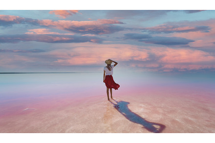 Rear view woman standing in, a Person Photo by vitaliymateha photography