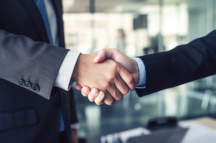 Business people shaking hands finish, a Photo by Iftikhar Alam
