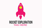 Rocket Exploration Logo, a Branding & Logo Template by erikadesign (Thumbnail 1 of 3)