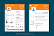 Modern Resume Design Template, a Resume Template by BrandlyTemplate (Thumbnail 2 of 3)