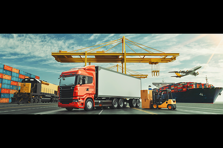 Transportation and logistics., a Transportation Photo by DigitalPen