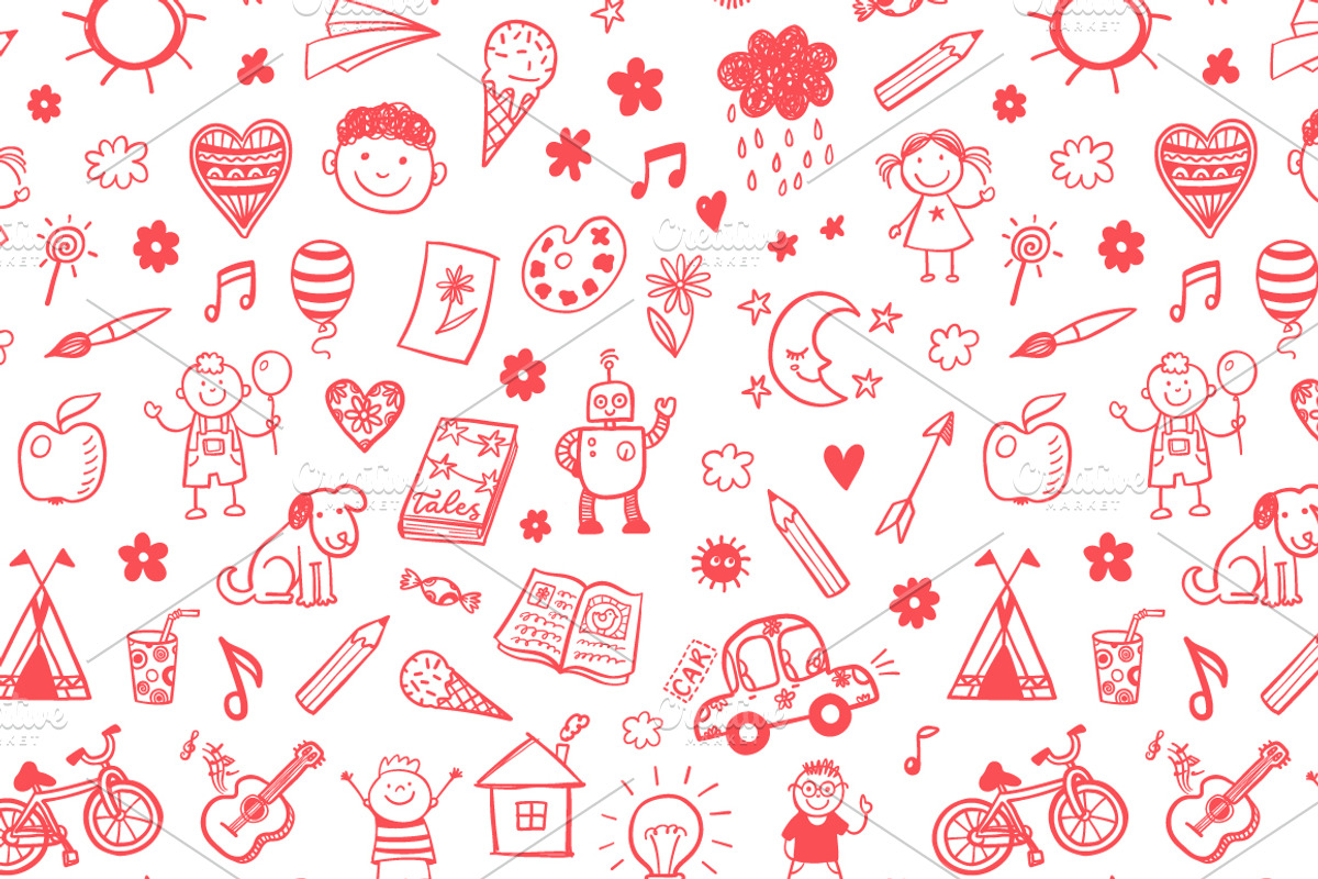 15 kids patterns set, a Pattern Graphic by Hala (Photo 7 of 15)