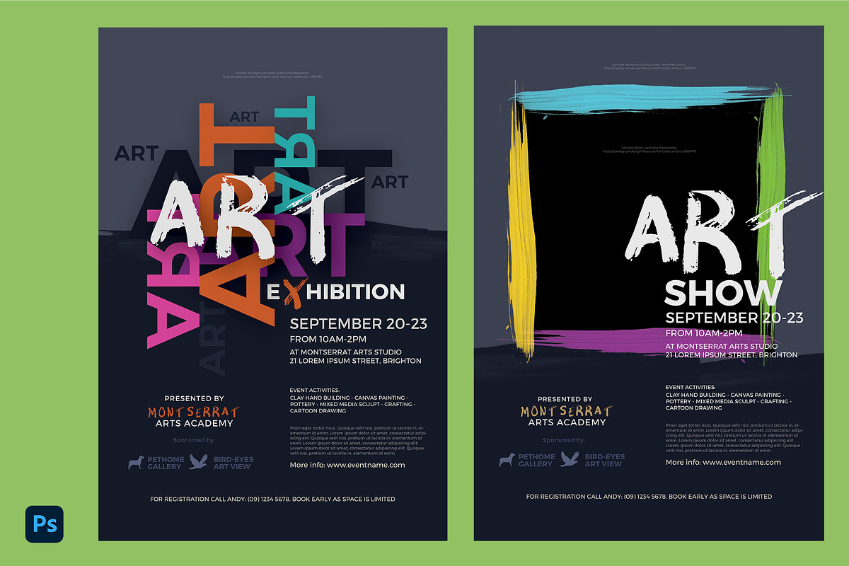 2 Art Flyer, a Design Template by PopotLane (Photo 2 of 2)