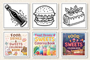Food Drinks & Sweets Coloring Book, a Photo by Wow Magic (Thumbnail 2 of 3)