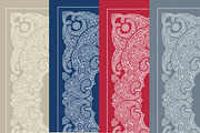 Bandanna print design set (vector), a Pattern Graphic by Bakhtiozin art graphic (Thumbnail 1 of 8)