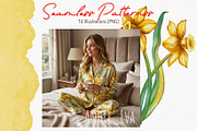 Watercolor Happy Easter Clipart, a Seasonal Illustration by Andre_Eva (Thumbnail 10 of 12)
