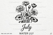 Birth Month Flowers SVG PNG Bundle, an Illustration by Actual Pixel (Thumbnail 15 of 24)