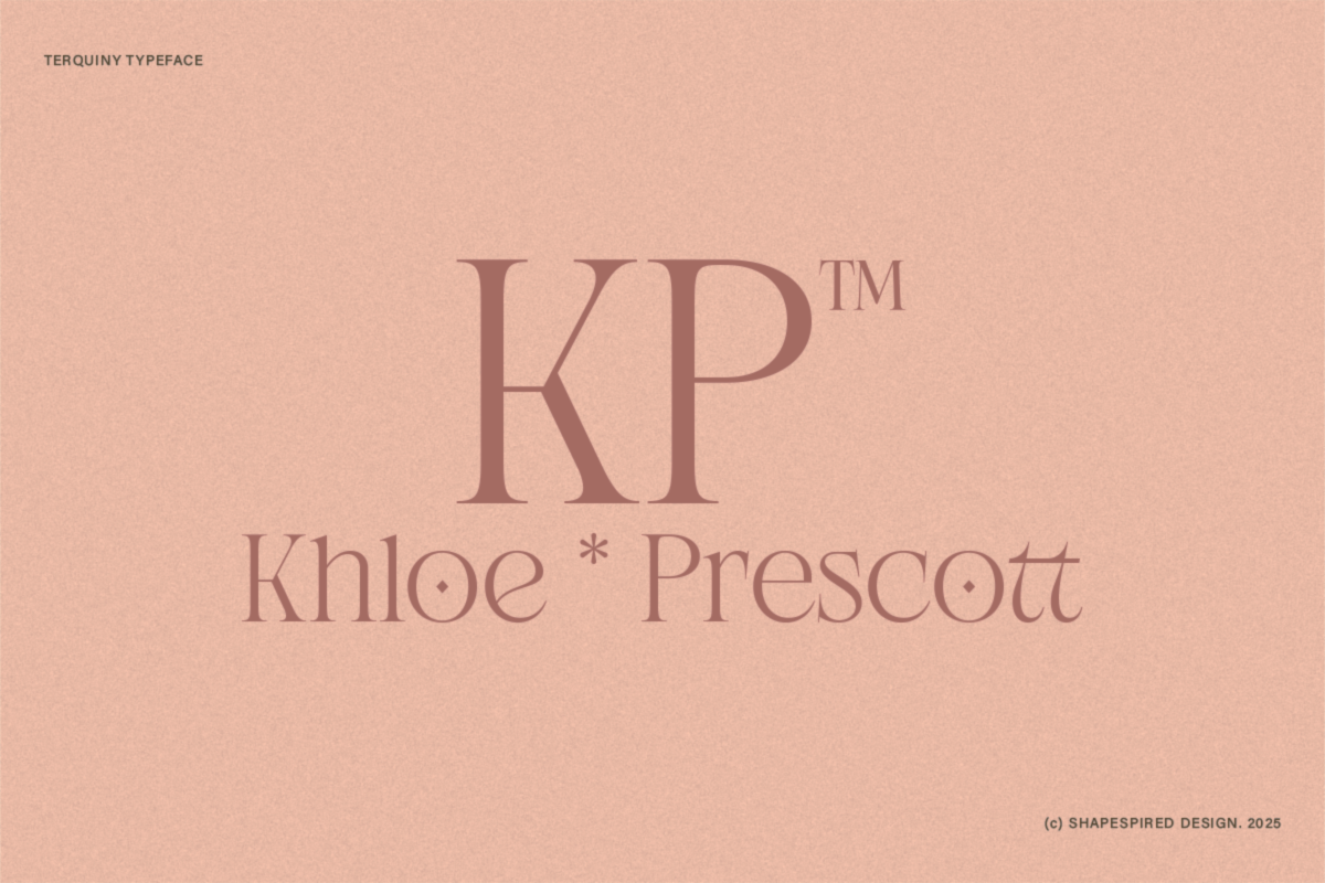 Terquiny - Modern Luxury Serif, a Serif Font by Shapespired Design (Photo 3 of 17)
